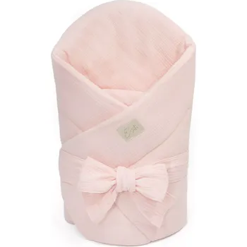 Zavinovačka ESITO | Mušelínová zavinovačka pro miminko Pink 85x85 cm - růžová / 85 x 85 cm