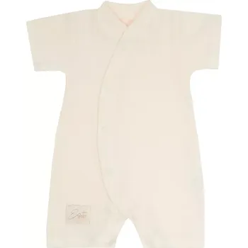 Kojenecký overall ESITO | Letní overal pro miminko mušelín Cream - smetanová / 62