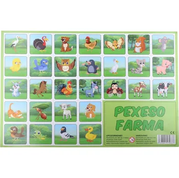 Pexeso Pexeso farma ilustrované