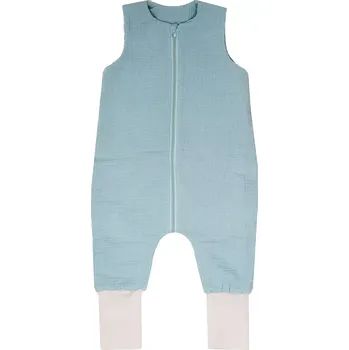 Zavinovačka ESITO | Mušelínový spací pytel s nohavicemi Blue - modrá / 9 m - 36 m