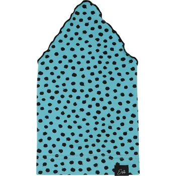 Šátek ESITO | Dětský šátek na hlavu Black Spot Turq - tyrkysová / 38