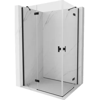 Mexen Mist-H Duo sprchový kout otevíratelný vlevo 100 x 95 cm, transparentní, černý - 8A5-100L-095P-70-00 Sprchové kouty