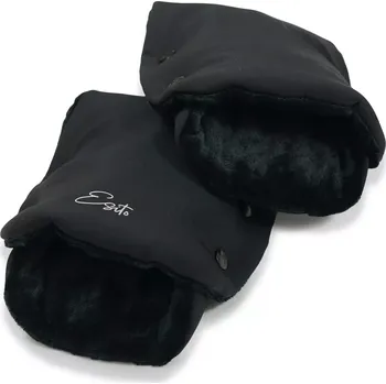 Rukávník ESITO | Rukávník na kočárek Golf Softshell Black RFX - černá / 2x 23 x 21 cm