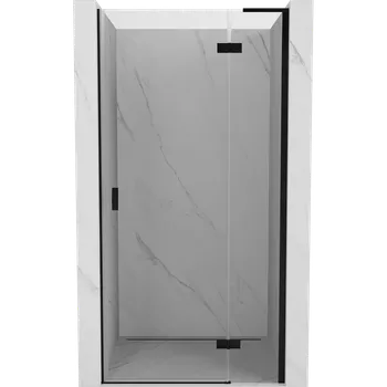 Mexen Mist-H L sprchové dveře otočné pravé 75 cm, transparentní, černé - 8A5L-075-000-70-00-P Sprchové dveře