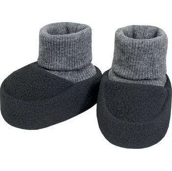 Kojenecké oblečení ESITO | Kojenecké bačkůrky pro miminko polar Grey - šedá / New - délka stélky: 8 cm