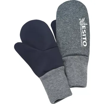 Rukavice ESITO | Palcové rukavice softshell DUO Grey - šedá / 1 - 2 roky