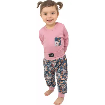 Kojenecký body ESITO | Rostoucí bodyčko pro miminka Adélka - růžová / 80 - 86