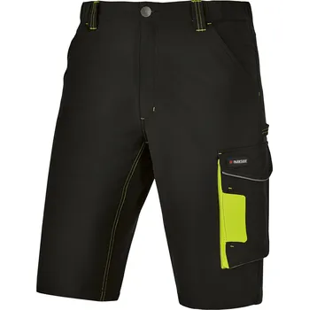 pracovní kraťasy PARKSIDE® Pánské pracovní bermudy (černá/žlutá, 46)