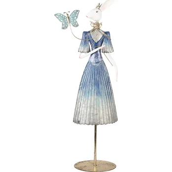 Bytová dekorace Clayre & Eef - Dekorativní figurka králičí slečny 5Y1350