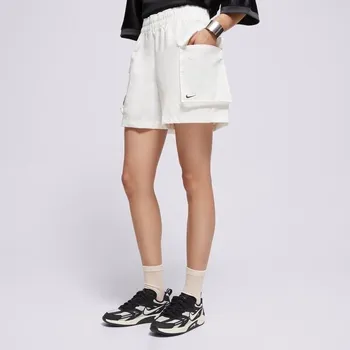 Dámské kraťasy Nike Šortky W Nsw Essntl Wvn Hr 5" Crgo Sh Krémová M