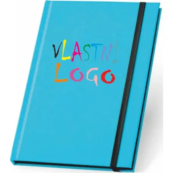 Zápisník ON-DESIGN Zápisník A5 WATTERS s vlastním potiskem Barva: tyrkysová