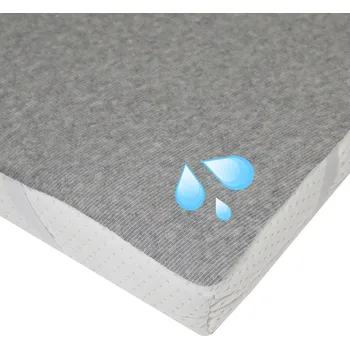 Chránič matrace ESITO | Nepropustný chránič matrace froté Warm grey 90 x 200 cm - šedá / 90 x 200 cm
