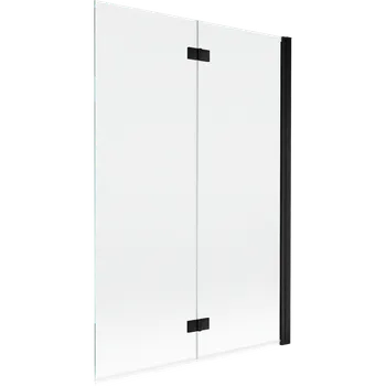 Vanová zástěna Mexen Mist sprchová zástěna 2-dílná pravá 120 x 150 cm, transparentní, černá - 8A9-120-002-70-00-P Vanové zástěny