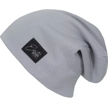 Kojenecká čepice ESITO | Žebrovaná čepice spadená Color Grey - šedá / 40