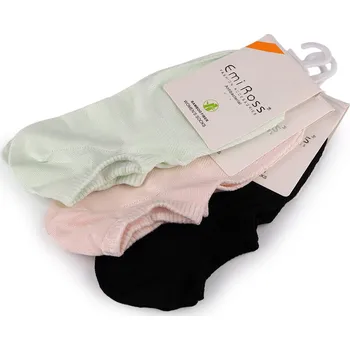 Dámské ponožky Dámské bambusové ponožky do tenisek Emi Ross, barva 1 (vel. 35-38) mix náhodných barev