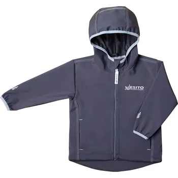 Kojenecká bunda ESITO | Dětská letní softshellová bunda Mono Grey - šedá / 140