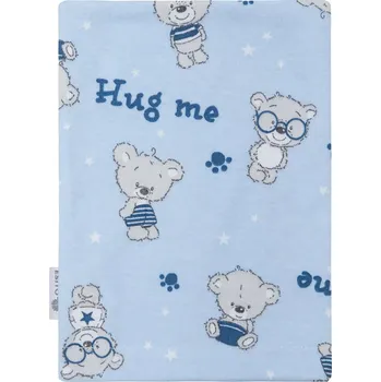 ESITO | Žínka do koupele Jersey Teddy bears Blue - modrá / 19 x 14 cm