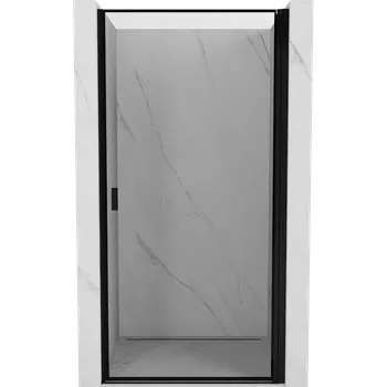 Mexen Mist-B sprchové dveře křídlové pravé 80 cm, černý rám, černé - 8A2-080-000-70-70-P Sprchové dveře