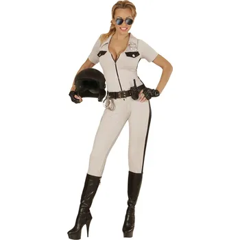 Karnevalový kostým Dámský kostým silniční policistka - M