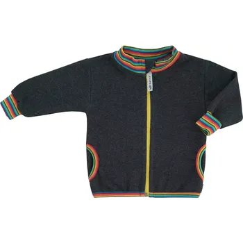 ESITO | Dětská zateplená mikina Duha - šedá / 74