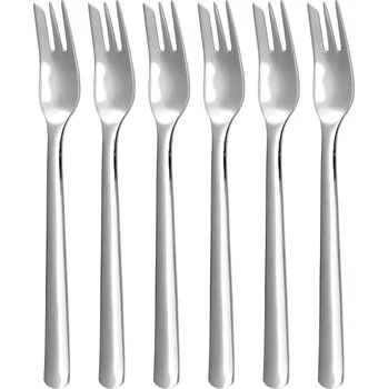 Příbor Vidlička na moučník - širší levý hrot PROGRES 6-dílná sada | TONER, 601639S6