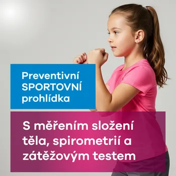 Diagnostický test Preventivní sportovní prohlídka s měřením složení těla, spirometrií a zátěžovým testem s VO2max (do