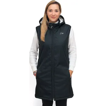 Dámská vesta ESITO | Dámská zimní softshellová vesta s beránkem Lamb Black - černá / XXL