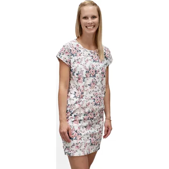 Dámské noční prádlo ESITO | Dámská noční košile Kouzelná růže - slonová kost / 44