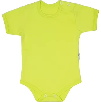 Kojenecký body ESITO | Bodyčko pro miminka s krátkým rukávem Limetka - zelená / 80