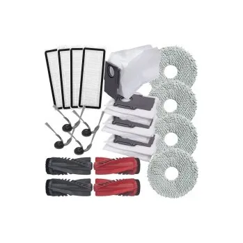 Sada příslušenství pro robotický vysavač HEPA filtry, kartáče k vysavači XIAOMI Roborock Q Revo P20 sada mopů a sáčky 20ks