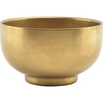 FINE 2 DINE Miska dvoustěnná, kovová, průměr 120 mm, zlatá, 10 ks