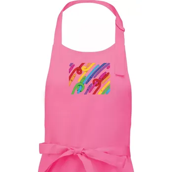 Kuchyňská zástěra Žížaly pruhy (Alexis Citrine) - Pánská zástěra na vaření - Univerzální velikost ( Růžová )