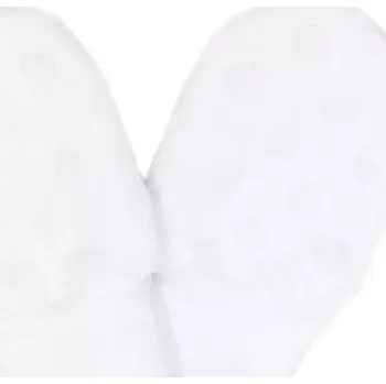 Rukavice ESITO | Kojenecké zimní rukavice Minky White - bílá / 56