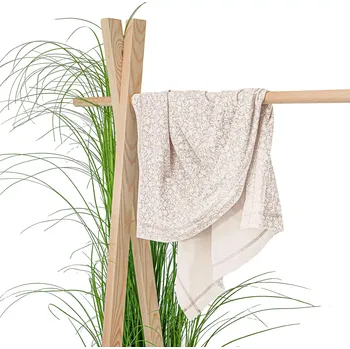 Dětská deka ESITO | Dvojitá letní deka pro miminko Zája Light cream - smetanová / 75 x 100 cm