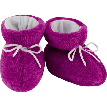 Capáčky ESITO | Kojenecké botičky Lara velké - fialová / 1 - délka stélky: 11 cm