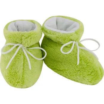 Capáčky ESITO | Kojenecké botičky Lara velké - zelená / 1 - délka stélky: 11 cm