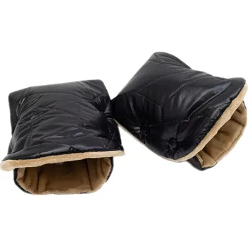 Rukávník ESITO | Rukávník na kočárek Golf Geometric shapes Camel - oříšková / 2x 23 x 21 cm