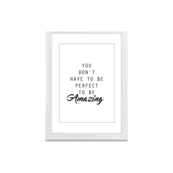 Rám na obraz Hama rámeček plastový CHIARO, bílá, 15x20 cm