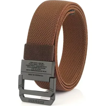 Opasek Nylonový opasek s kovovou přezkou Hanovre Hnědý