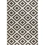 Hanse Home Oboustranný kusový koberec Twin-Wendeteppiche 103129, černý a krémový, 100% polypropylen Rozměry koberců: 200x290