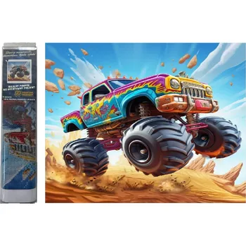 Diamantové malování Diamantový obrázek - Monster Truck 30 x 40 cm