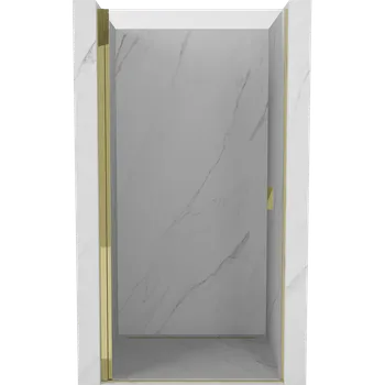 Mexen Mist-B sprchové dveře otočné 90 cm, transparentní, zlaté - 8A2-090-000-50-00 Sprchové dveře