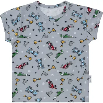 Dívčí tričko ESITO | Dětské tričko Formule vel. 116 - 140 - šedá / 128