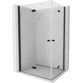 Mexen Mist-F Duo skládací sprchová kabina levá 100 x 95 cm, transparentní, černá - 8A6-100L-095P-70-00 Sprchové kouty