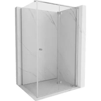 Mexen Mist-F skládací sprchový kout, pravý 85 x 110 cm, čirý, chrom - 8A6T-085-110-01-00-P Sprchové kouty