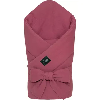 Zavinovačka ESITO Mušelínová zavinovačka Ruby red 85x85 cm rubínová