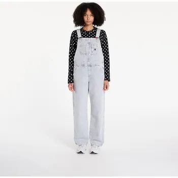 Dámské džíny Džíny Carhartt WIP W' Bib Overall Straight Black Chalk Wash M