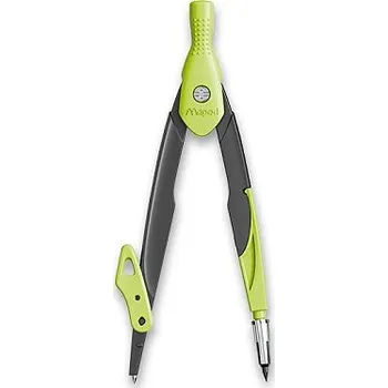 Kružítko Kovové kružítko Maped Metal Open - mix barev, Barva Zelená