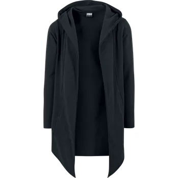 Dámský svetr Kardigan z Urban Classics - Long Hooded Open Edge Cardigan - Muži - černá