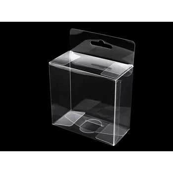 Úložný box Plastová krabička k zavěšení Varianta: transparent, Balení: 5 ks